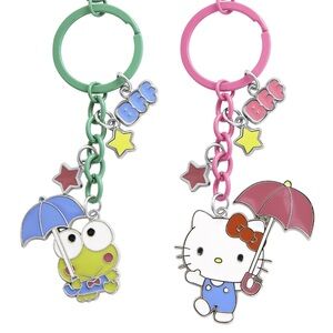 Sanrio BFF Keychains - Keroppi and Hello Kitty